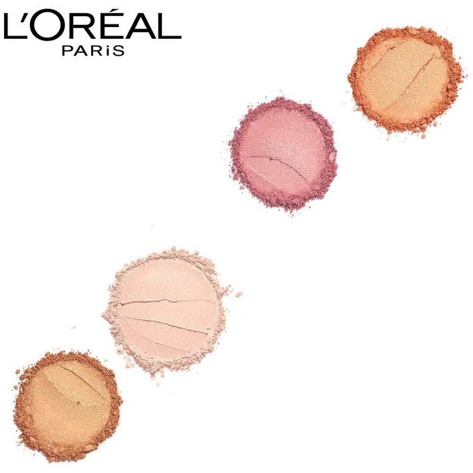 L'Oreal La Vie En Glow Highlighting Powder Palette - 01 Warm Glow