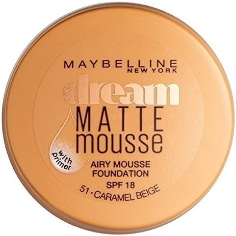 Branded Beauty Maybelline Dream Matte Mousse Foundation - 51 Caramel Beige