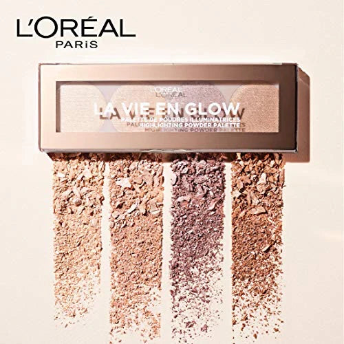 L'Oreal La Vie En Glow Highlighting Powder Palette - 01 Warm Glow