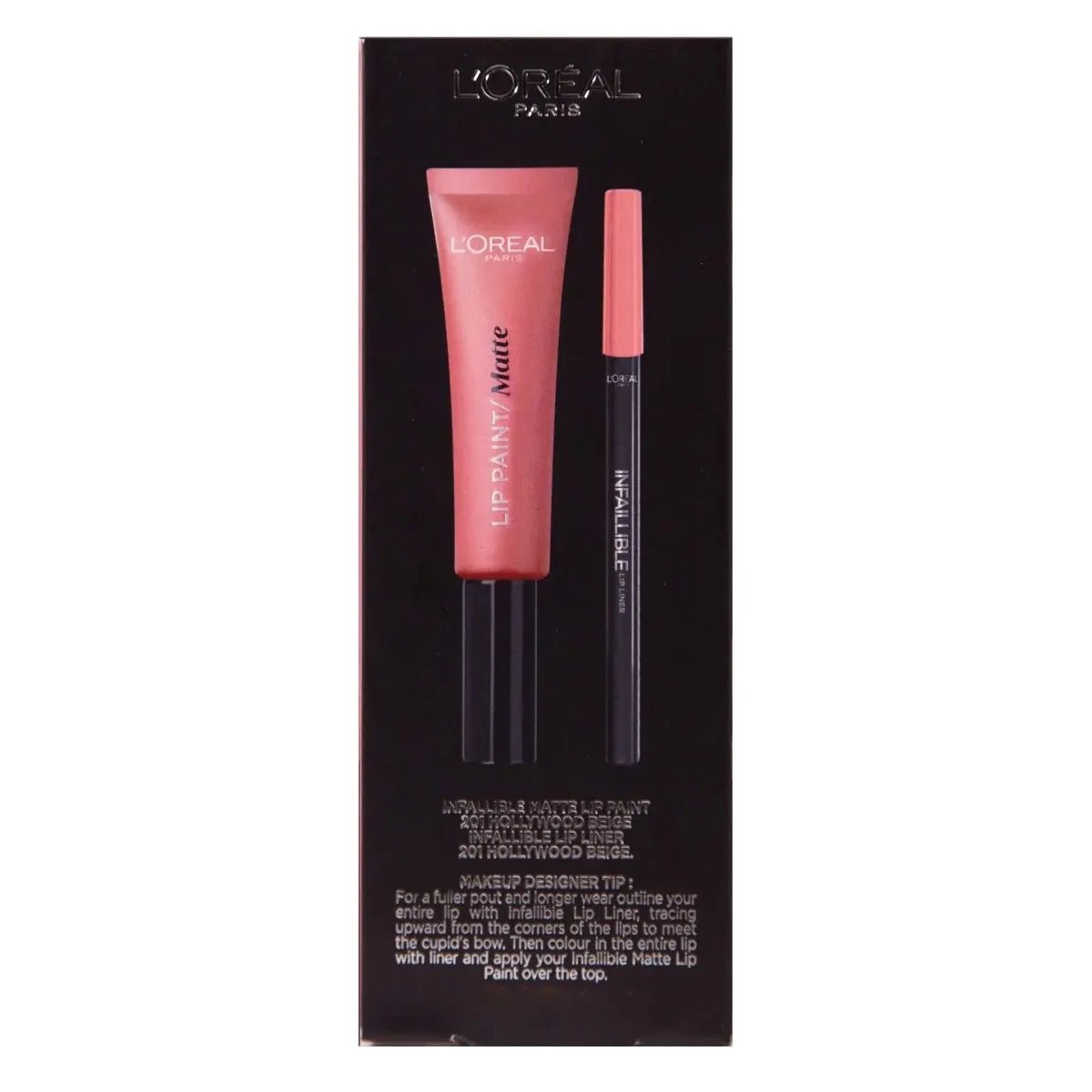 L'Oreal L'Oreal Lip Kit Paint Matte Liquid Lipstick & Lip Liner