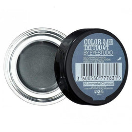 Maybelline Color Tattoo 24 Hour Eye Shadow - 55 Immortal Charcoal - 0