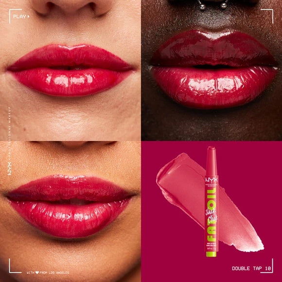 NYX Fat Oil Slick Click Shiny Lip Balm - 10 Double Tap