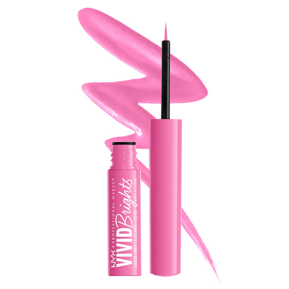 NYX Vivid Brights Matte Liquid Eyeliner - 08 Don't Pink Twice