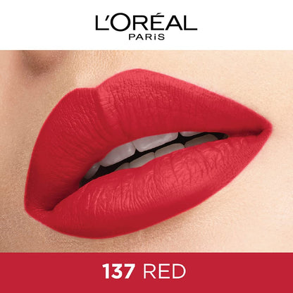 L'Oréal Rouge Signature Liquid Lipstick - 137 Red