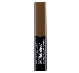 Maybelline Brow Drama Shaping Chalk Powder - Deep Brown - Branded Beauty