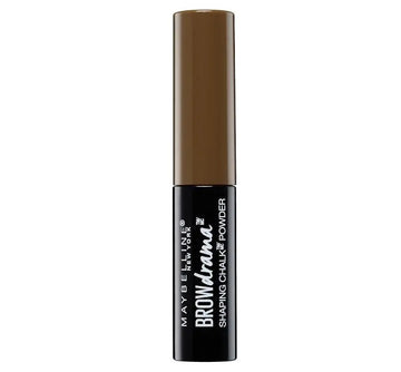 Maybelline Brow Drama Shaping Chalk Powder - Deep Brown - Branded Beauty