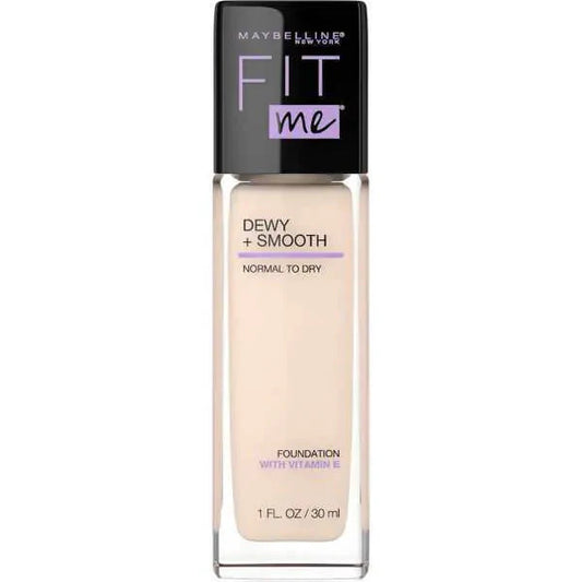 Branded Beauty Maybelline Fit Me Dewy + Smooth Foundation - Fair Ivory