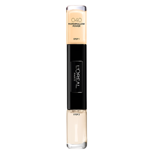 L'Oreal Paris Infallible Gel Effect Nail Polish Duo - 40 Marshmallow Power