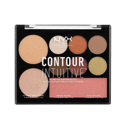 NYX Contour Intuitive Eye And Face Sculpting Palette - 02 Warm Zone