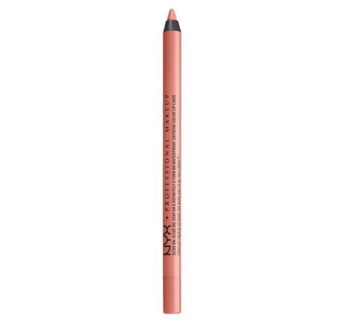 NYX Professional Makeup Slide on, Glide on, Stay on & Definitely A Turn On, Waterproof, Extreme Color Lip Liner - 03 Pink Cantaloupe