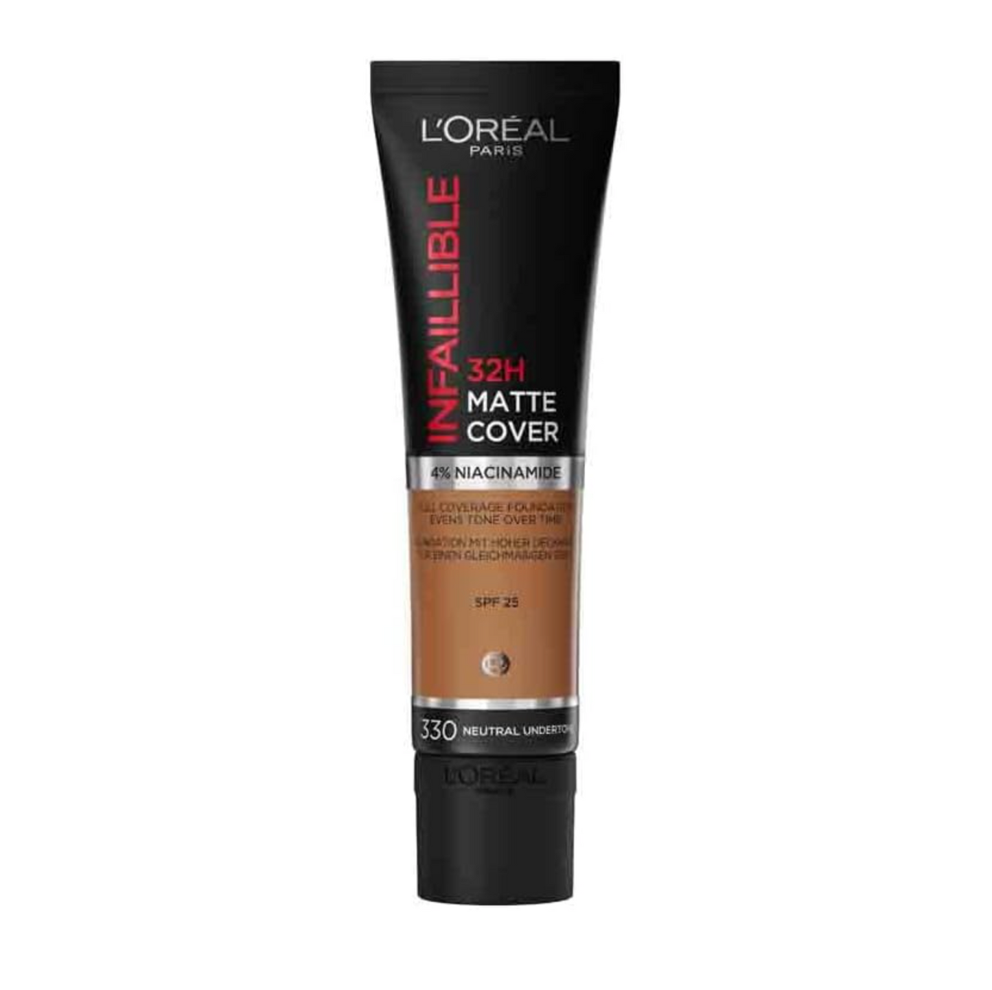 L'Oreal Infallible 32H Matte Cover Foundation - Shade 330 Hazelnut