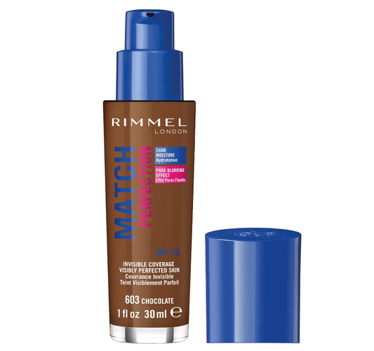 Rimmel Match Perfection Foundation - 603 Chocolate