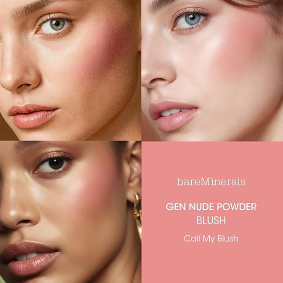Bare Minerals Gen Nude Powder Blush - Call My Blush - Branded Beauty