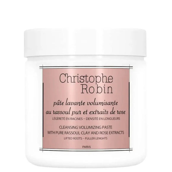 Christophe Robin Cleansing Volumizing Paste With Pure Rassoul Clay And Rose Extracts 250ml - Branded Beauty