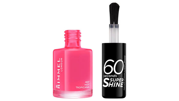 Rimmel 60 Seconds Super Shine Nail Polish - 407 Hot Tropicana