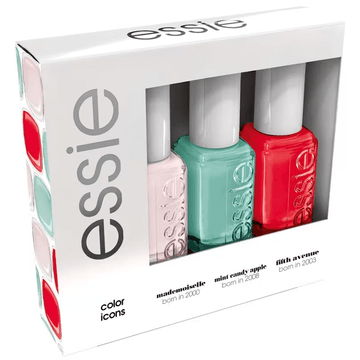 Essie Color Icons Nail Polish - Mademoiselle , Fifth Avenue , Mint Candy Apple - Branded Beauty