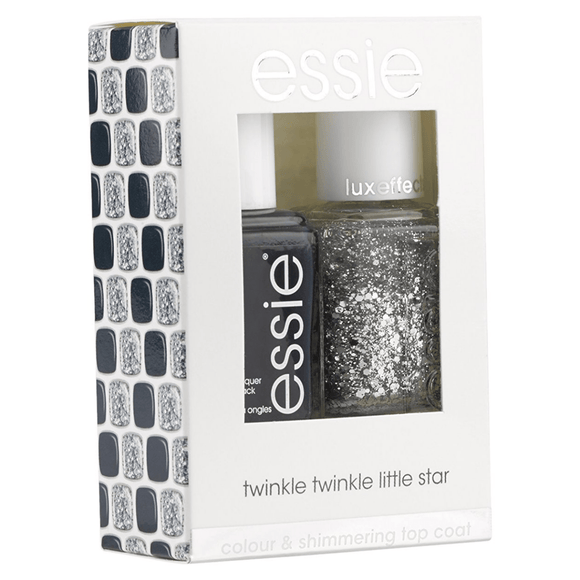 Essie Colour & Shimmering Top Coat - Twinkle Twinkle Little Star - Branded Beauty