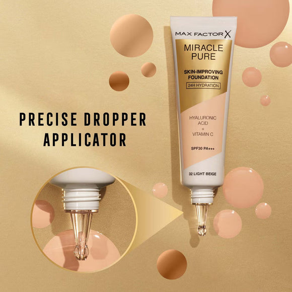 Max Factor Miracle Pure Foundation - 040 Light Ivory