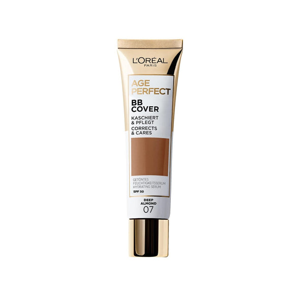 L'Oreal Age Perfect BB Cover Foundation - 07 Deep Almond - Branded Beauty
