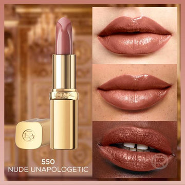L'Oreal Color Riche Nude Intense Lipstick - 550 Nu Unapologetic - Branded Beauty