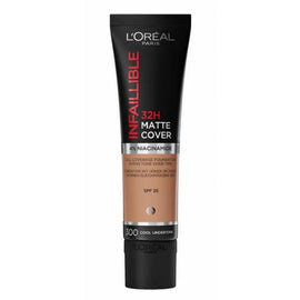 L'Oreal Infaillible 32H Matte Cover Foundation - 300 Cool Undertone - Branded Beauty