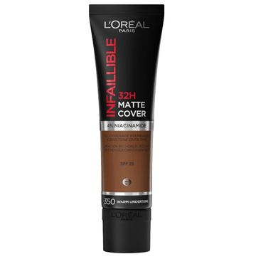L'Oreal Infaillible 32H Matte Cover Foundation - 350 Warm Undertone - Branded Beauty