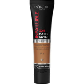 L'Oreal Infallible 32H Matte Cover Foundation - Shade 330 Neutral Undertone - Branded Beauty