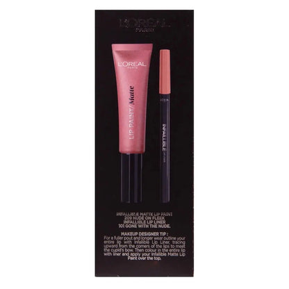 L'Oreal L'Oreal Lip Kit Paint Matte Liquid Lipstick & Lip Liner