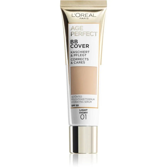 L'Oreal Paris Age Perfect BB Cream - 01 Light Ivory - Branded Beauty