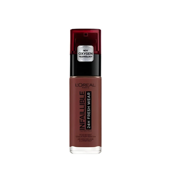 L'Oreal Paris Infaillible 24H Fresh Wear Liquid Foundation - 385 Cocoa - Branded Beauty