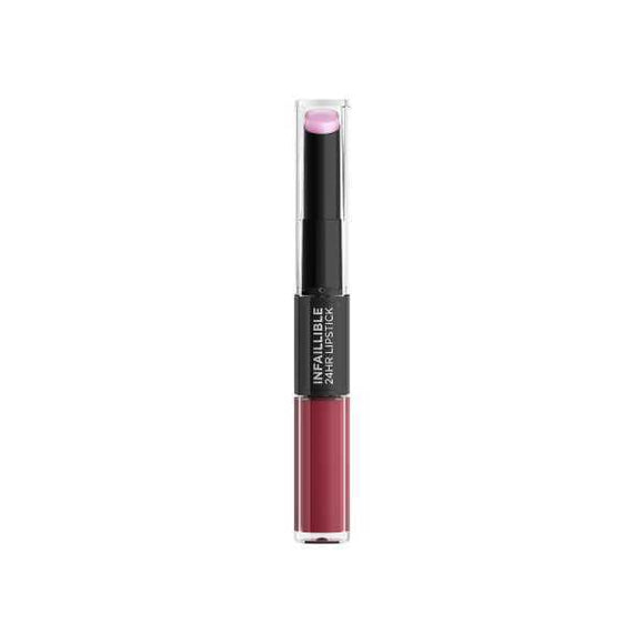L'Oreal Paris Infaillible 24HR 2 Step Lipstick - 302 Rose Eternite - Branded Beauty