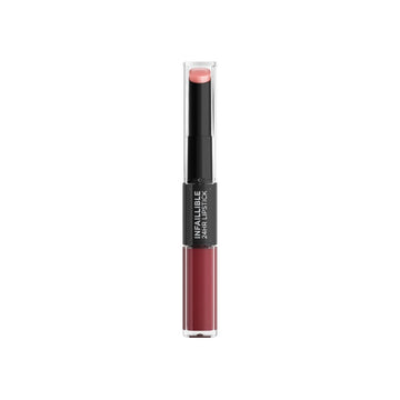 L'Oreal Paris Infaillible 24HR 2 Step Lipstick - 502 Red To Stay - Branded Beauty