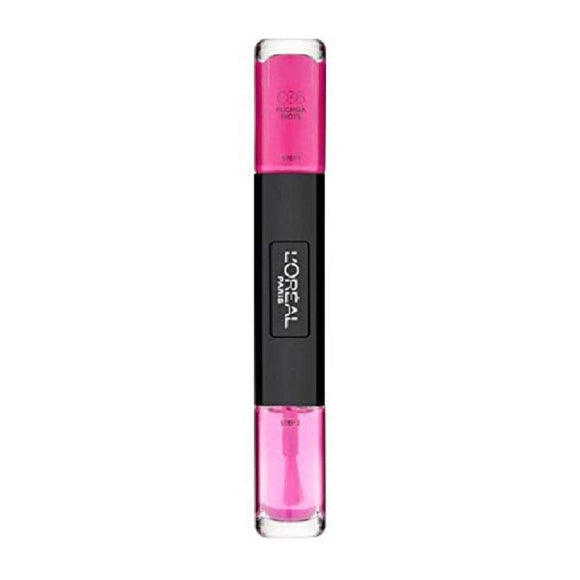 L'Oreal Paris Infaillible Gel Effect Nail Polish Duo - 036 Fuchsia Riots - Branded Beauty
