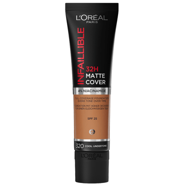 L'Oreal Paris Infallible 24H Matte Foundation - 320 Cool Undertone - Branded Beauty