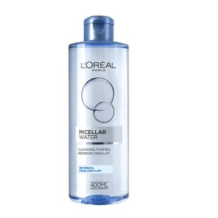 L'Oreal Paris Micellar Water Makeup Remover for Normal to Dry Skin 400 ml - Branded Beauty