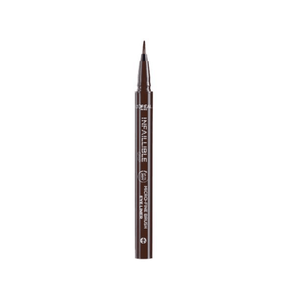 L'Oreal Paris Micro Fine Brush Eyeliner - 02 Smokey Earth - Branded Beauty