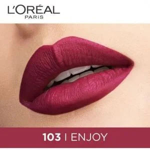 L'Oreal Paris Rouge Signature Matte Liquid Lipstick - 103 I Enjoy - Branded Beauty