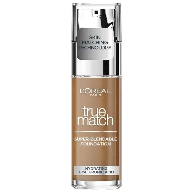 L'Oreal Paris True Match Super - Blendable Foundation - 8.5D/8.5W Toffee - Branded Beauty