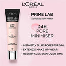 L'Oreal Prime Lab 24H Pore Minimizer Primer - Branded Beauty