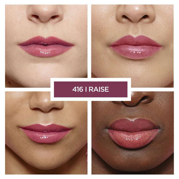 L'Oreal Rouge Signature Plumping Lip Gloss - 416 I Raise - Branded Beauty