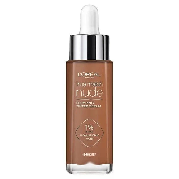 L'Oreal True Match Plumping Tinted Serum - 8 - 10 Deep - Branded Beauty