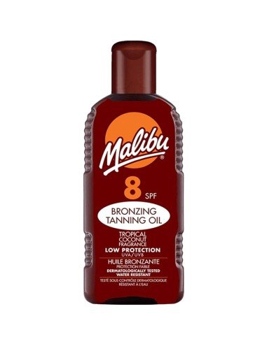 Malibu Bronzing Tanning Oil SPF8 - 100ml - Branded Beauty