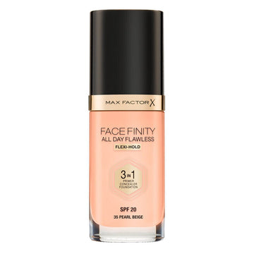 Max Factor Face Finity 3 In 1 All Day Flawless Foundation - 35 Pearl Beige - Branded Beauty
