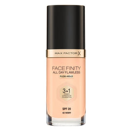 Max Factor Face Finity 3 In 1 All Day Flawless Foundation - N42 Ivory - Branded Beauty