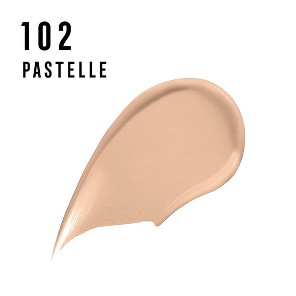 Max Factor Facefinity Lasting Performance Foundation - 102 Pastelle - Branded Beauty