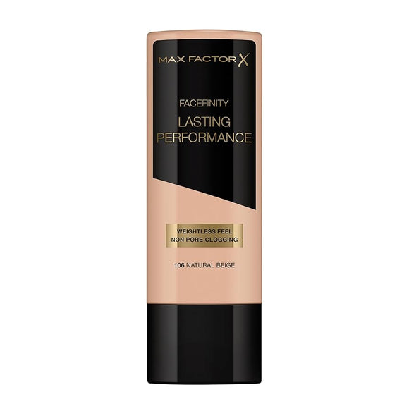 Max Factor Facefinity Lasting Performance Foundation - 106 Natural Beige - Branded Beauty