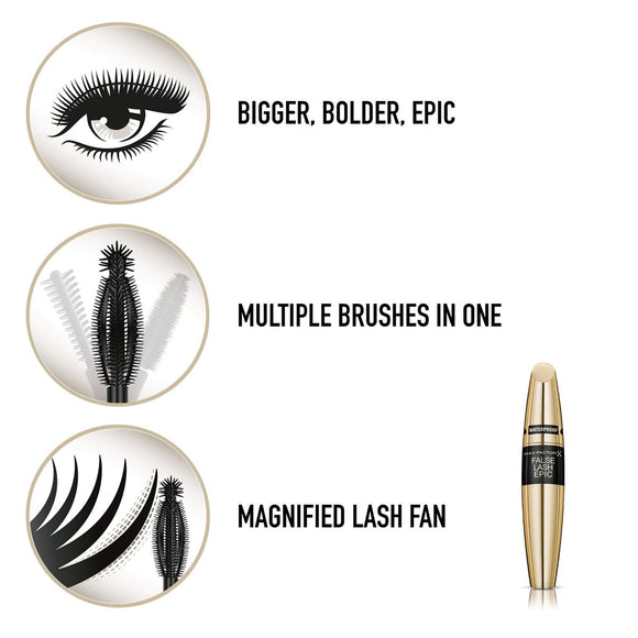 Max Factor False Lash Epic Mascara - Black - Branded Beauty