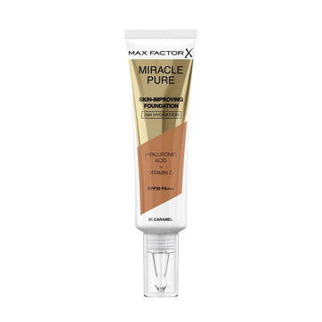 Max Factor Miracle Pure Foundation - 085 Caramel - Branded Beauty