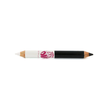 Maybelline Big Eyes Duo Eye Liner Pencil - White & Black - Branded Beauty
