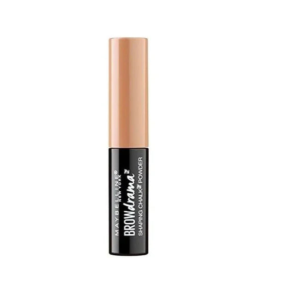 Maybelline Brow Drama Shaping Chalk Powder - Soft Brown - Branded Beauty